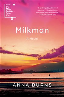 Book cover: Milkman, by Anna Burns (preview)