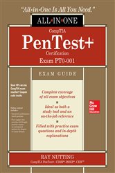 Book cover: CompTIA PenTest+ Certification All-in-One Exam Guide (Exam PT0-001), by Raymond Nutting (preview)