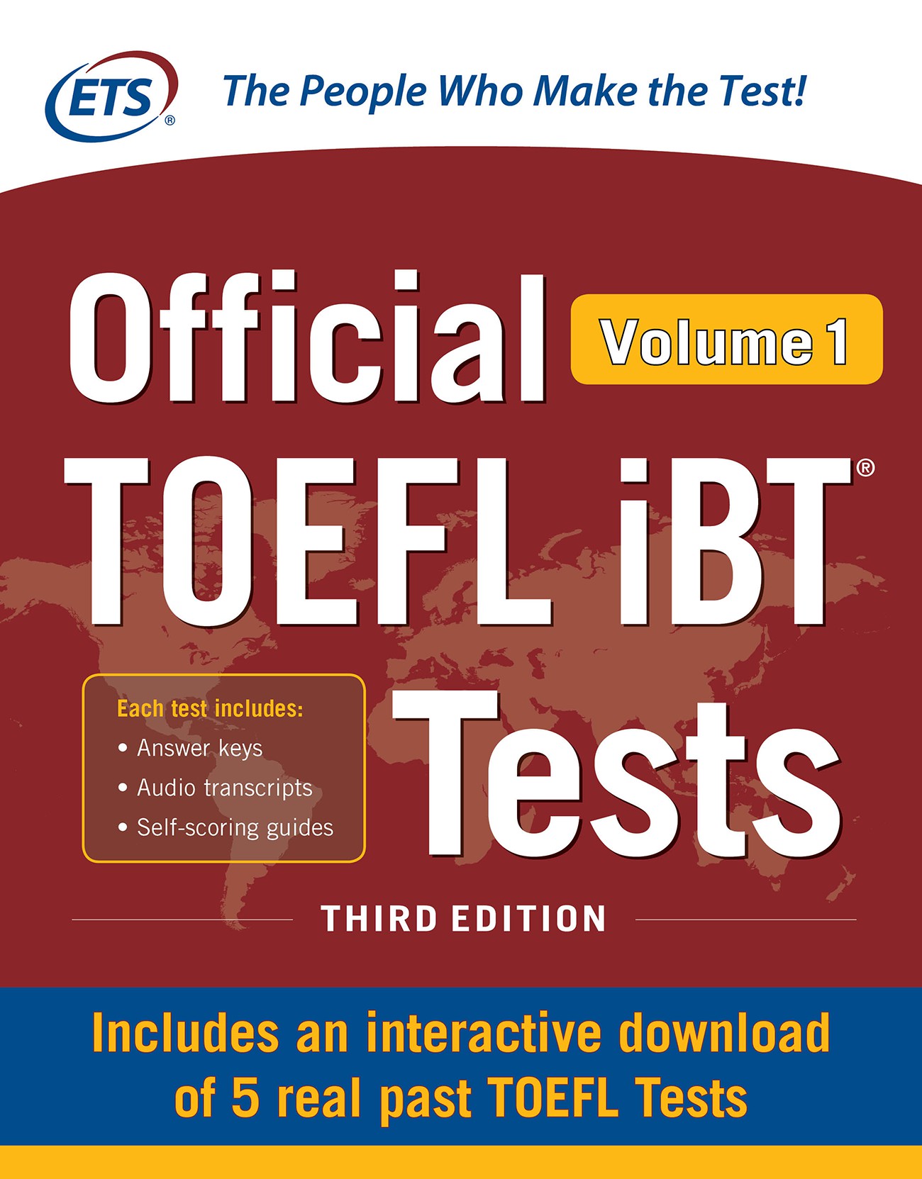 Official TOEFL iBT Tests Volume 1, Third Edition (3rd ed.)