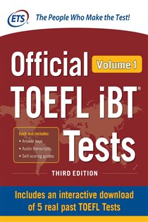 Book cover: Official TOEFL iBT Tests Volume 1, Third Edition, by Educational Testing Service (preview)