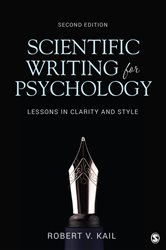 Scientific Writing for Psychology: Lessons in Clarity and Style