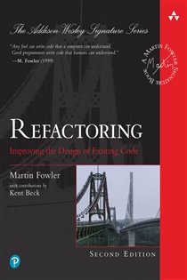 Book cover: Refactoring, by Martin Fowler (preview)
