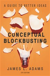 Book cover: Conceptual Blockbusting, by James L. Adams (preview)
