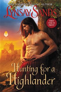 Book cover: Hunting for a Highlander (Book 8 of Highland Brides) by Lynsay Sands (preview)