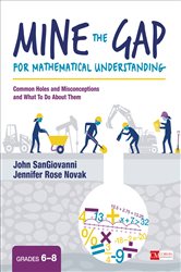 Mine the Gap for Mathematical Understanding, Grades 6-8: Common Holes and Misconceptions and What To Do About Them