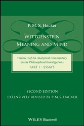 Book cover: Wittgenstein, by P. M. S. Hacker (preview)