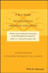 Book cover: Wittgenstein, by P. M. S. Hacker (preview)