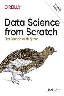 Book cover: Data Science from Scratch, by Joel Grus (preview)