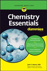 Book cover: Chemistry Essentials For Dummies, by John T. Moore (preview)