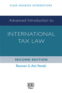 Book cover: Advanced Introduction to International Tax Law, by Reuven S. Avi-Yonah (preview)