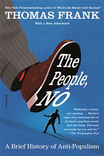Book cover: The People, No, by Thomas Frank (preview)