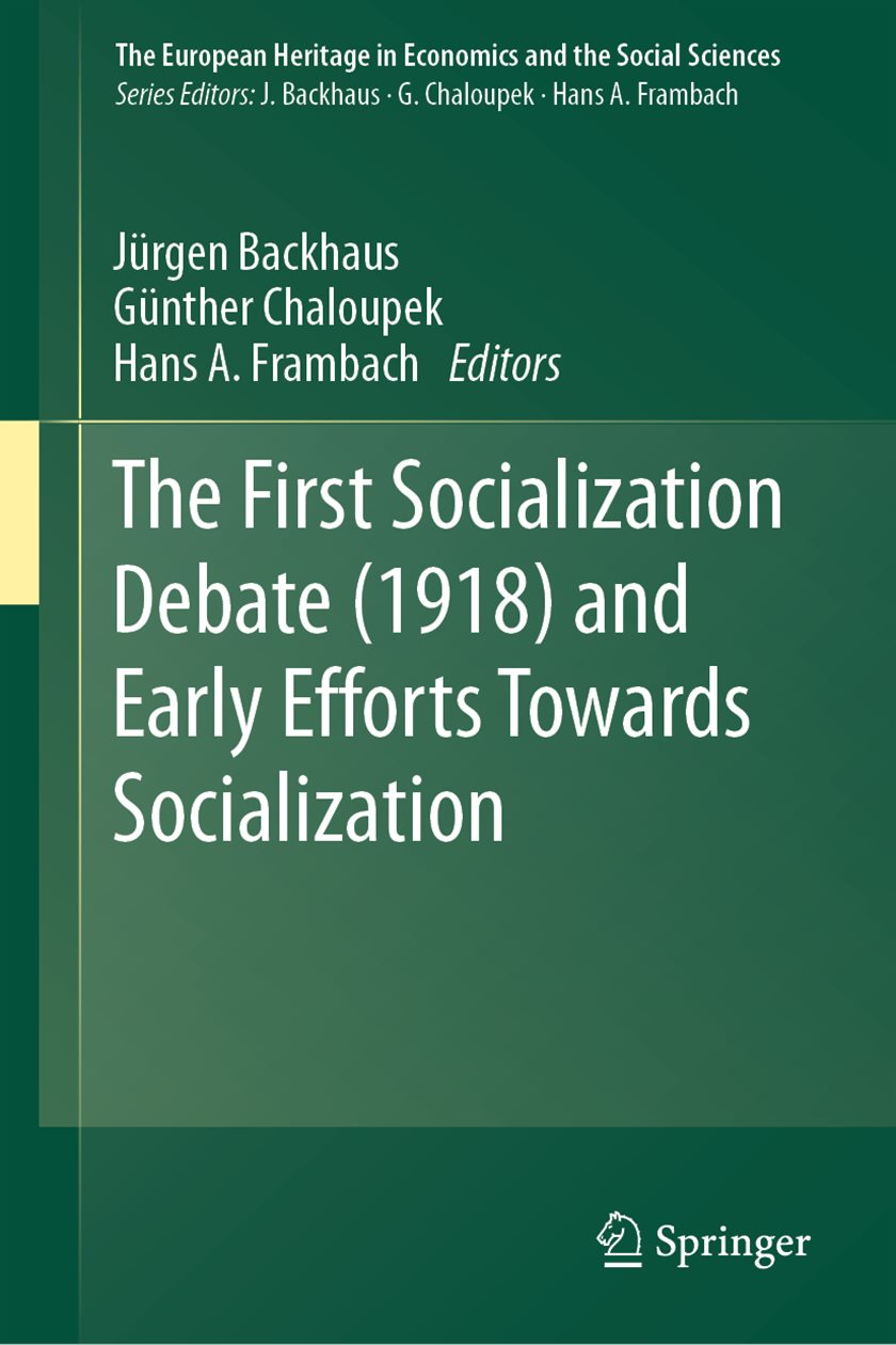 The First Socialization Debate (1918) and Early Efforts Towards ...