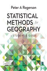 Statistical Methods for Geography: A Student&#x2019;s Guide