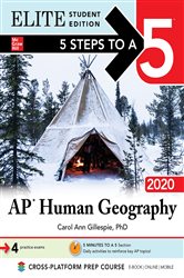 5 Steps to a 5: AP Human Geography 2020 Elite Student Edition