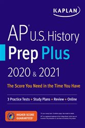 AP U.S. History Prep Plus 2020 &amp; 2021: 3 Practice Tests &#x2B; Study Plans &#x2B; Targeted Review &amp; Practice &#x2B; Online