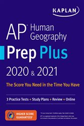 AP Human Geography Prep Plus 2020 &amp; 2021: 3 Practice Tests &#x2B; Study Plans &#x2B; Targeted Review &amp; Practice &#x2B; Online
