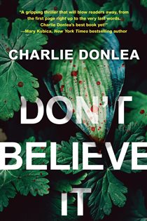 Book cover: Don't Believe It, by Charlie Donlea (preview)