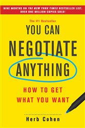 Book cover: You Can Negotiate Anything, by Herb Cohen (preview)