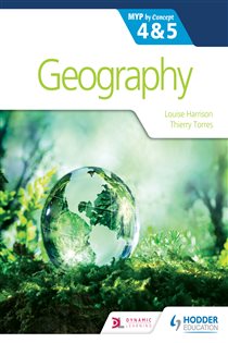 Book cover: Geography for the IB MYP 4&5: by Concept, by Louise Harrison (preview)