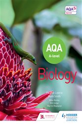 Book cover: AQA A Level Biology (Year 1 and Year 2), by Pauline Lowrie (preview)