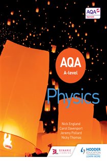 Book cover: AQA A Level Physics (Year 1 and Year 2), by Jeremy Pollard (preview)