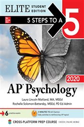 5 Steps to a 5: AP Psychology 2020 Elite Student Edition