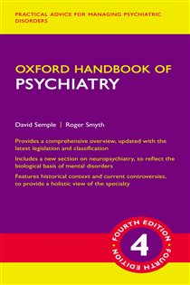 Book cover: Oxford Handbook of Psychiatry, by David Semple (preview)