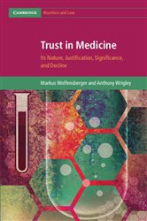 Book cover: Trust in Medicine, by Markus Wolfensberger (preview)