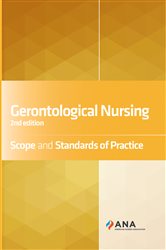 Book cover: Gerontological Nursing, by American Nurses Association (preview)