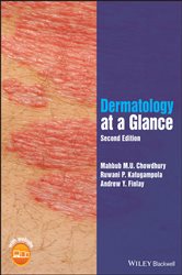 Book cover: Dermatology at a Glance, by Mahbub M. U. Chowdhury (preview)