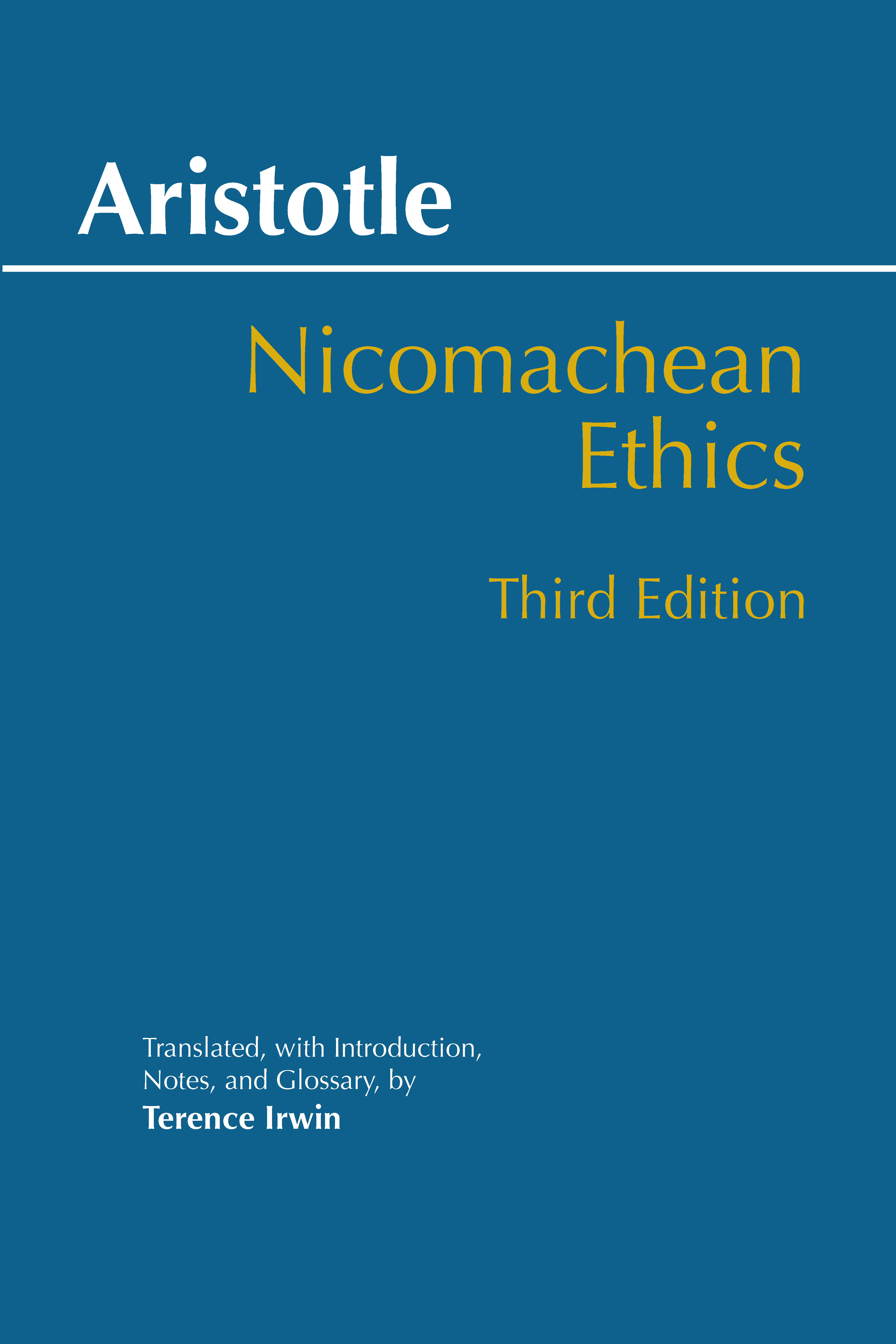 Nicomachean Ethics (3rd Ed.) By Aristotle (ebook)