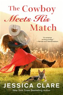 Book cover: The Cowboy Meets His Match (Book 4 of The Wyoming Cowboys Series) by Jessica Clare (preview)