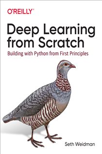 Book cover: Deep Learning from Scratch, by Seth Weidman (preview)