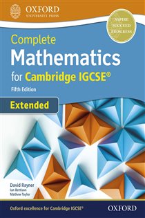 Book cover: Complete Mathematics for Cambridge IGCSE® Extended, by David Rayner (preview)