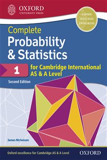 Book cover: Complete Probability & Statistics 1 for Cambridge International AS & A Level, by James Nicholson (preview)