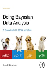 Book cover: Doing Bayesian Data Analysis, by John Kruschke (preview)