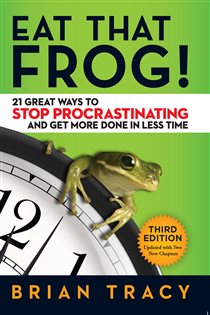 Book cover: Eat That Frog!, by Brian Tracy (preview)