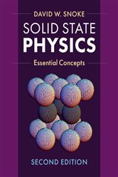 Book cover: Solid State Physics, by David W. Snoke (preview)