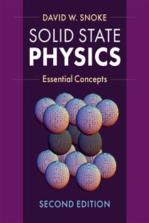 Book cover: Solid State Physics, by David W. Snoke (preview)