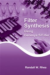 Book cover: Filter Synthesis Using Genesys S/Filter, by Randall W. Rhea (preview)