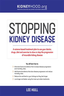 Book cover: Stopping Kidney Disease, by Lee Hull (preview)