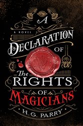 Book cover: A Declaration of the Rights of Magicians, by H. G. Parry (preview)