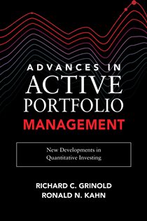Book cover: Advances in Active Portfolio Management: New Developments in Quantitative Investing, by Richard C. Grinold (preview)