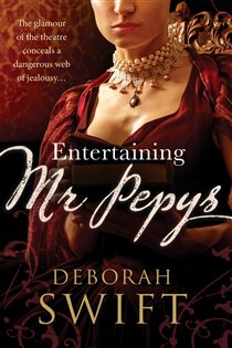 Book cover: Entertaining Mr Pepys, by Deborah Swift (preview)