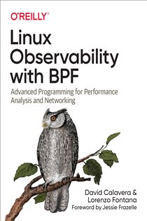 Book cover: Linux Observability with BPF, by David Calavera (preview)
