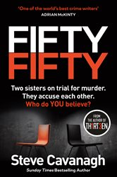 Book cover: Fifty Fifty (Book 5 of Eddie Flynn Series) by Steve Cavanagh (preview)