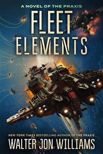 Book cover: Fleet Elements (Book 2 of A Novel of the Praxis) by Walter Jon Williams (preview)
