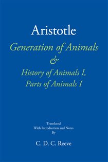Book cover: Generation of Animals & History of Animals I, Parts of Animals I, by Aristotle (preview)