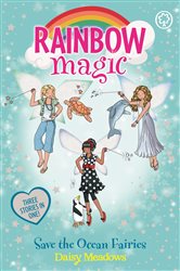 Book cover: Save the Ocean Fairies (Book 999 of Rainbow Magic) by Daisy Meadows (preview)