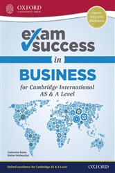 Book cover: Exam Success in Business for Cambridge AS & A Level, by Peter Joyce (preview)